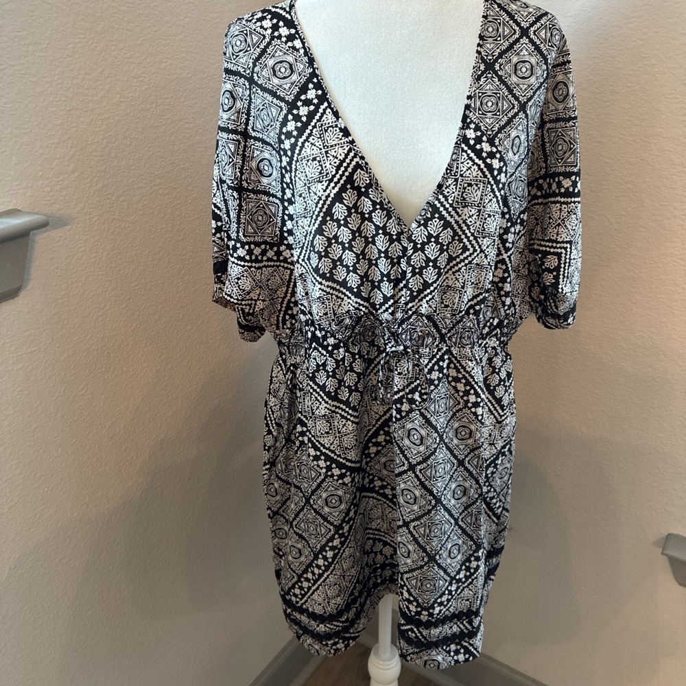 Athleta Bandana Coast to Coast Women's Dress Swimwear‎ Cover Up Beach Resort